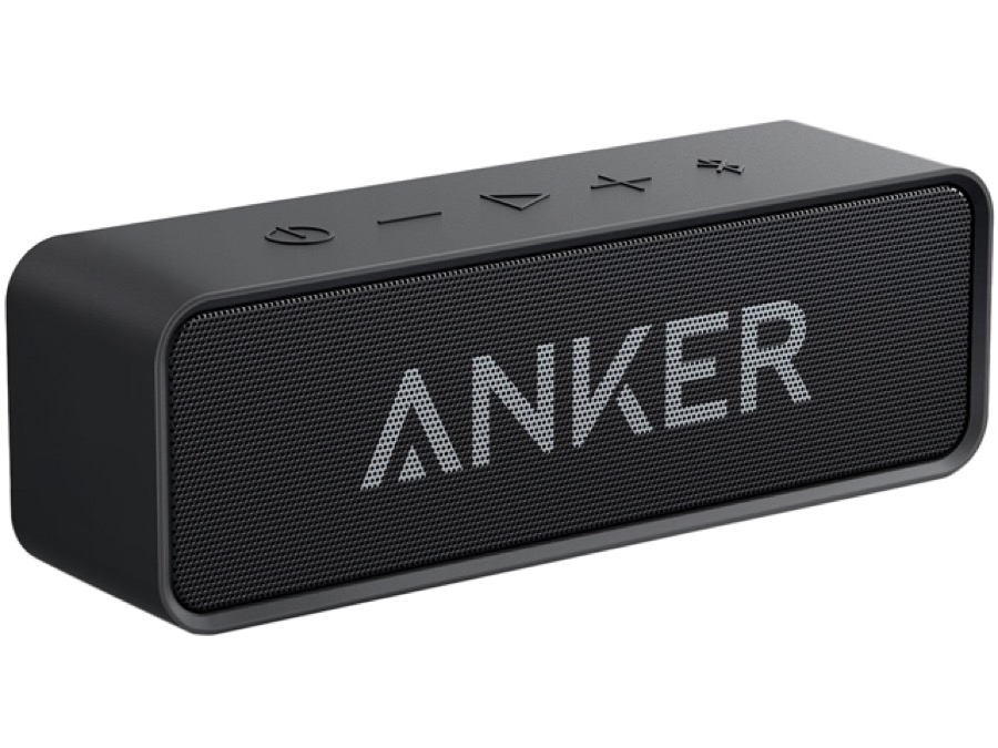 Anker Soundcore Bluetooth Speaker with IPX5 Waterproof, Stereo Sound, 24H Playtime, Portable Wireless Speaker for iPhone, Samsung and More