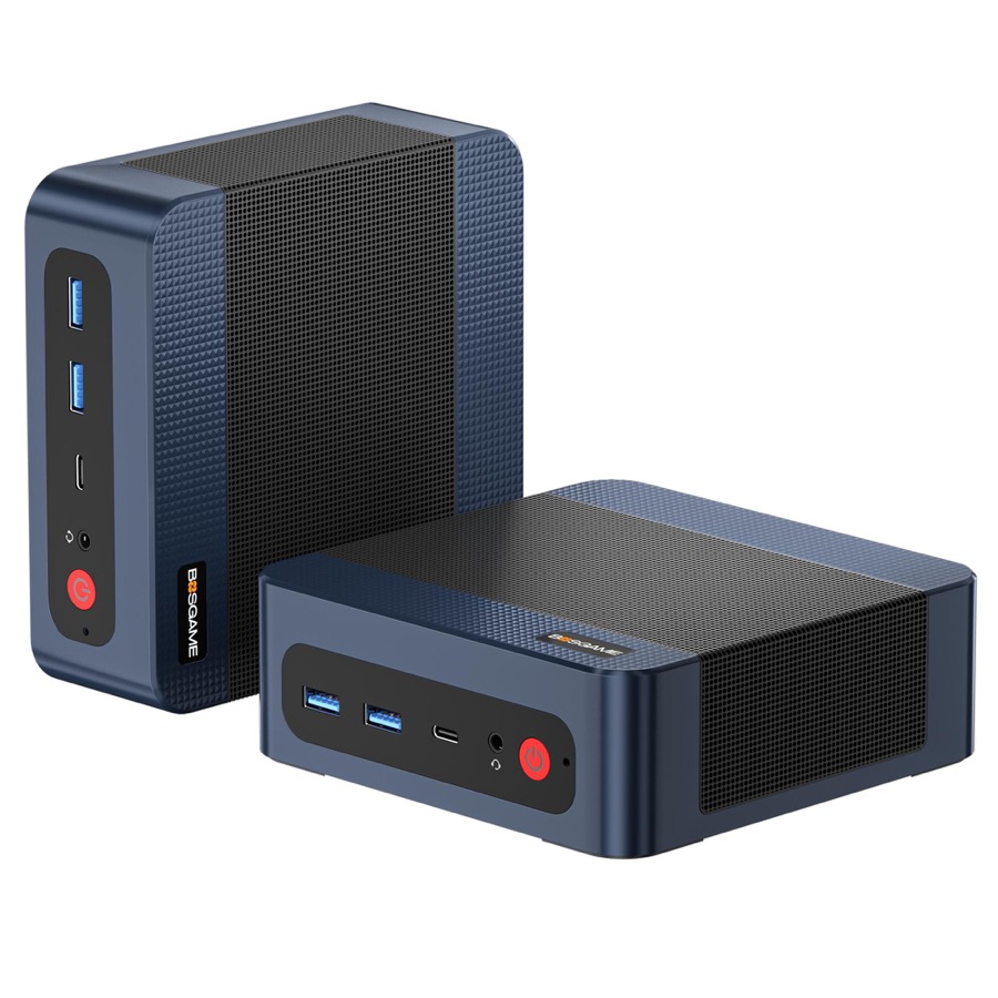 BOSGAME P3 Lite Mini PC, AMD Ryzen 7 6800H, 32GB DDR5, 1TB SSD, Dual 2.5G LAN, USB4 8K@60Hz Triple Display, Windows 11 Pro for NAS & Homelab