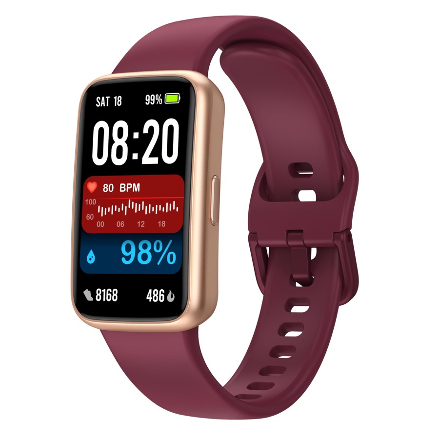 Fitness Tracker Smart Watch, 1.47" Color Screen, 100+ Sports, Purple