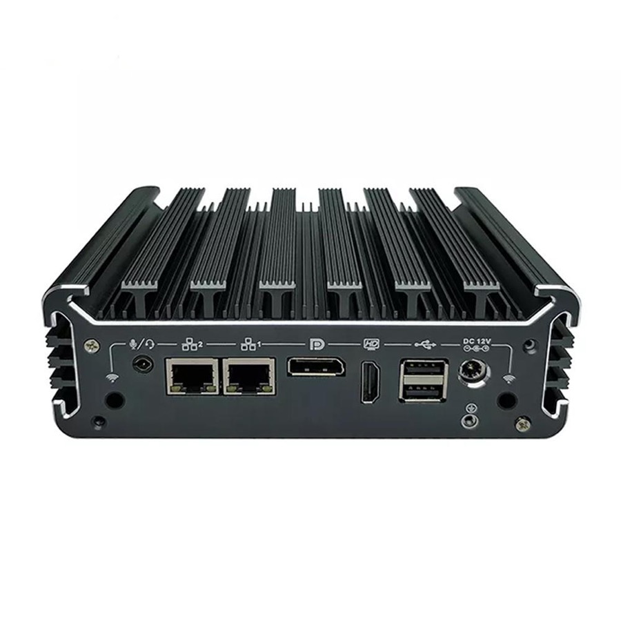Industrial Mini PC, Mini Desktop PC, Intel Core i5 7360U, Dual Intel i225-V 2.5G LAN, HD DP Dual Display, TPM2.0 2 COM Fanless Mini PC Windows 11, 16GB Ram 512GB SSD