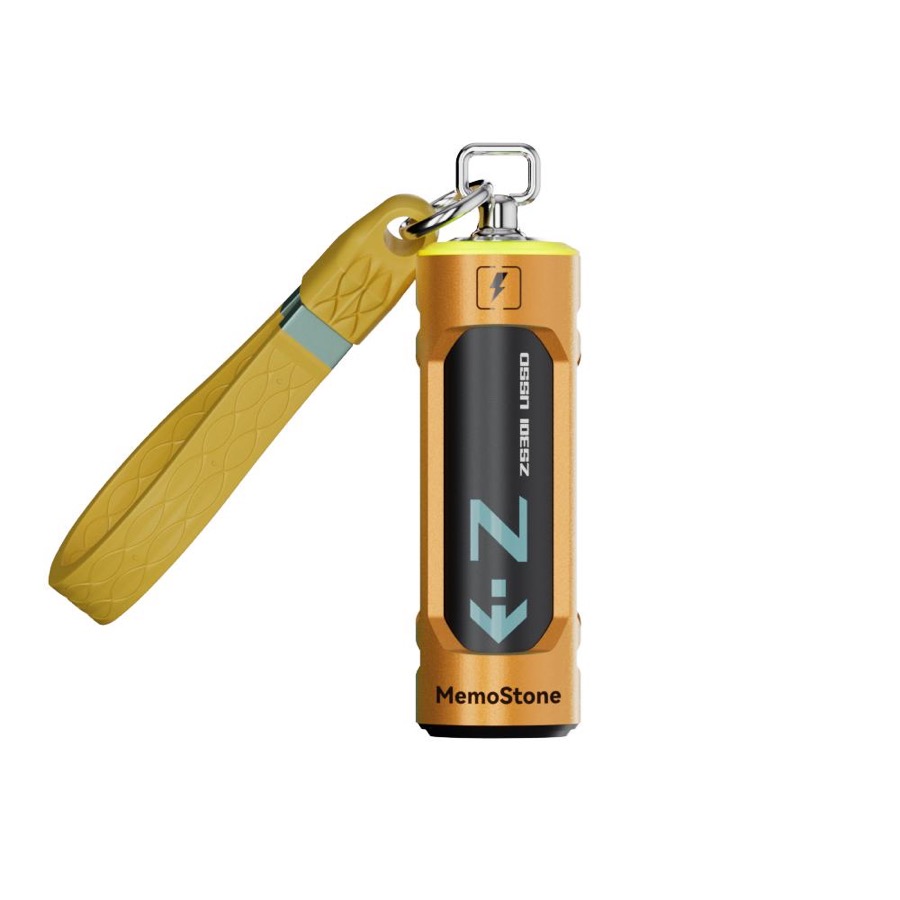 MemoStone 256GB 20Gbps Extreme Portable SSD - Up to 1900MB/s - USB-C, USB 3.2 Gen 2 - RGB External Solid State Drive - ZS301, Yellow