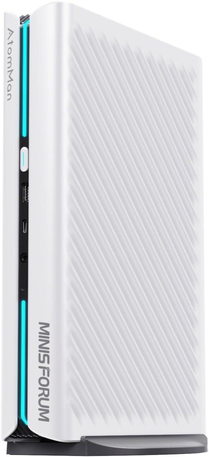 MINISFORUM G1 Pro Mini PC AMD Ryzen 9 8945HX(16C/32T, up to 5.4GHz) 32GB DDR5 1TB PCIe4.0 SSD Desktop Computer, 2xHDMI|2xDP2.1|DP1.4 Outputs, 5G LAN, WiFi7, BT5.4, RTX 5060 Graphics Gaming PC